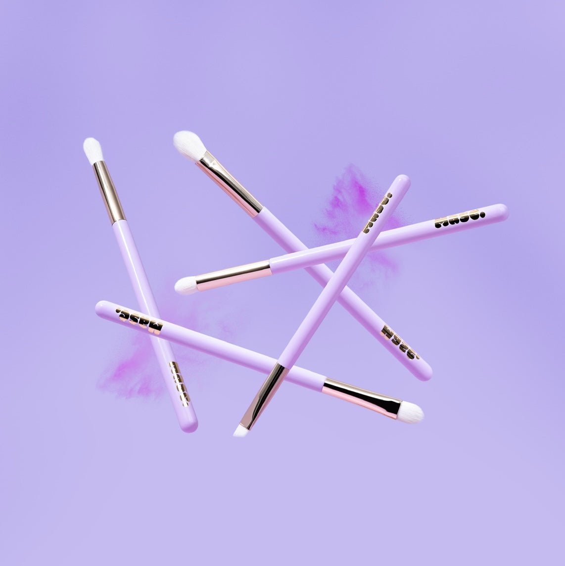 Amethyst 9-Piece Brush Set (with bag)