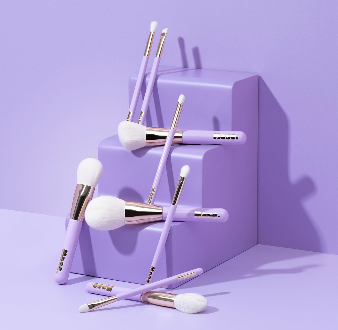 Amethyst 9-Piece Brush Set (with bag)