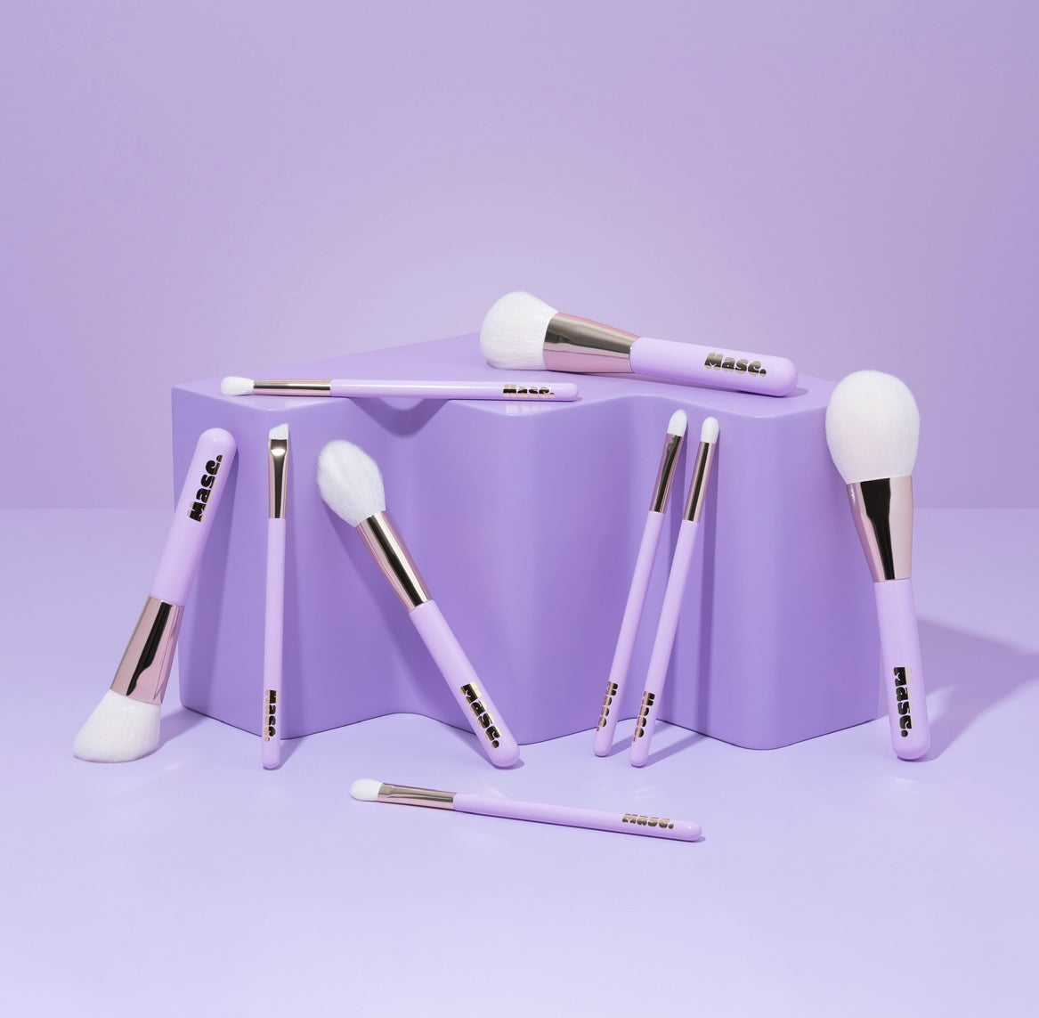 Amethyst 9-Piece Brush Set (with bag)